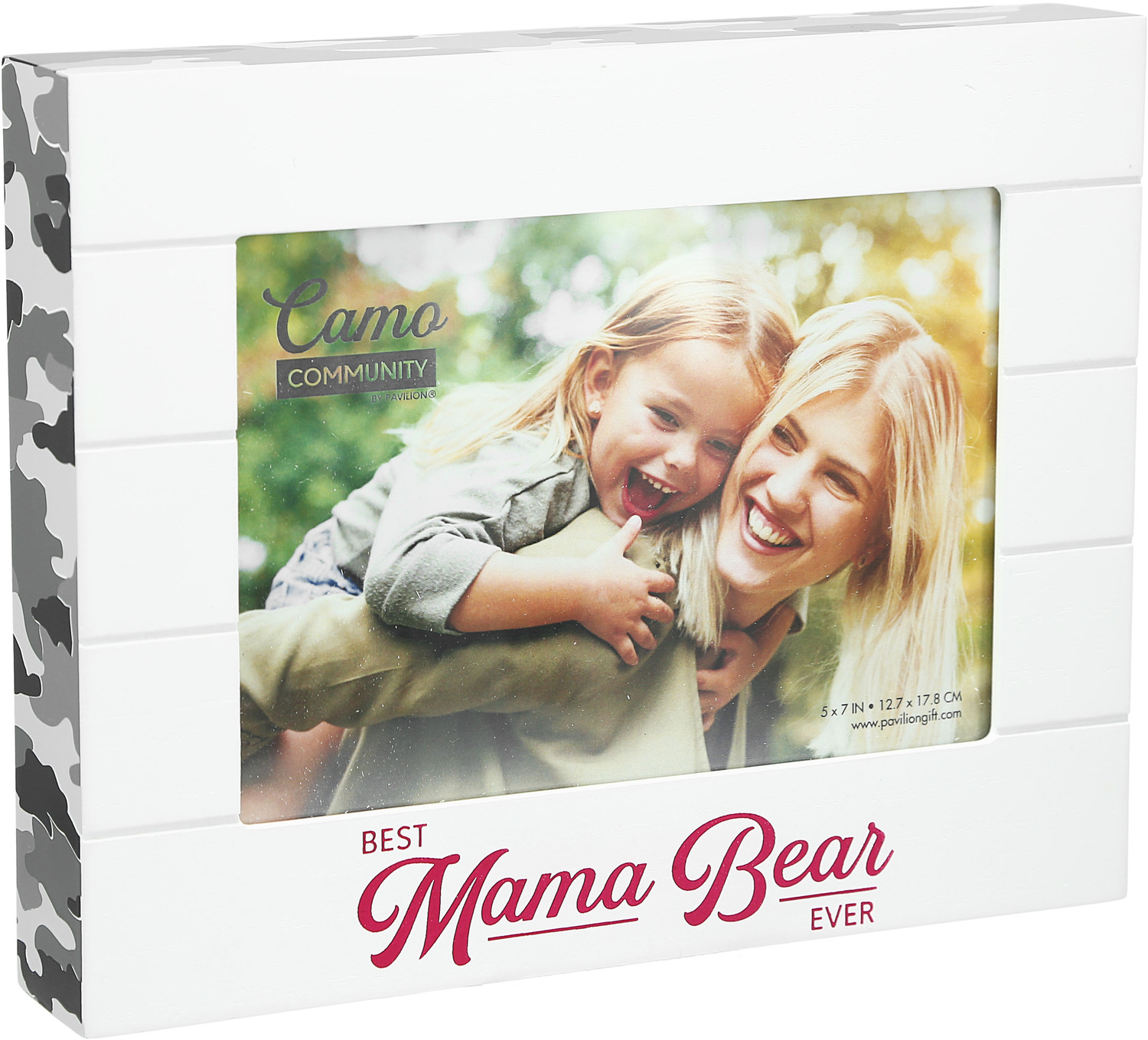Mama Bear by Camo Community - Mama Bear - 9" x 7.25" MDF Frame (Holds a 7" x 5" photo)