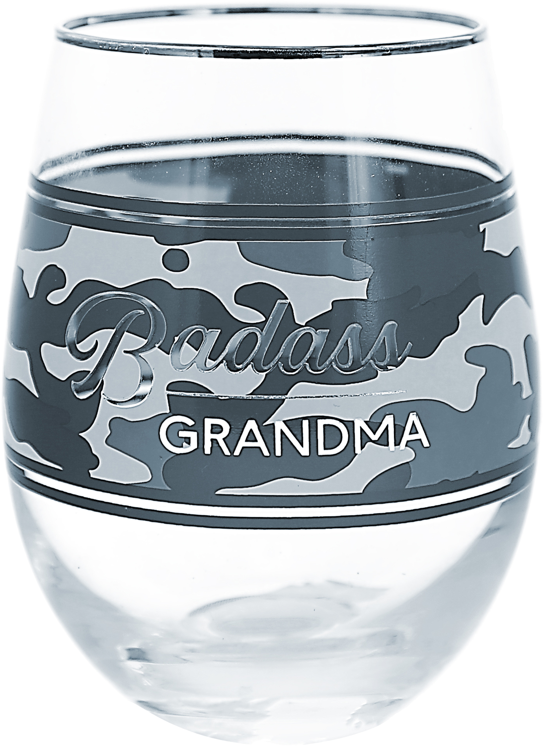 Grandma by Camo Community - Grandma - 18 oz Stemless Wine Glass