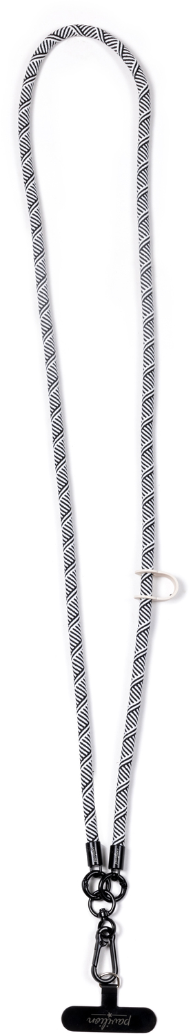 Black Stripe by In the Loop - Black Stripe - Soft Nylon Crossbody Phone Lanyard