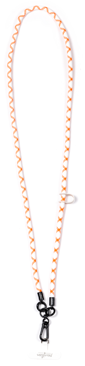 Orange Stripe by In the Loop - Orange Stripe - Soft Nylon Crossbody Phone Lanyard