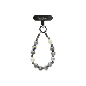 Silver by In the Loop - Beaded Hands-Free Wrist Strap