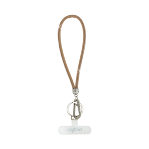 Champagne Wristlet by In the Loop - Soft Gemmed Phone Wrist Strap