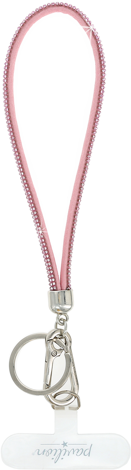 Pink Wristlet by In the Loop - Pink Wristlet - Soft Gemmed Phone Wrist Strap