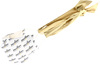 Gold Shimmer - Mask Ties Set of 2 by Tuso - 