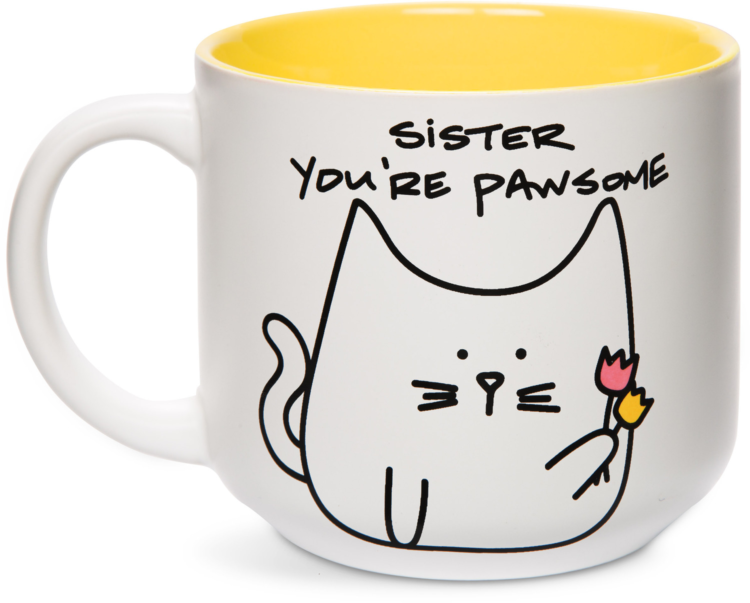 Sister by Blobby Cat - Sister - 18oz Ceramic Mug