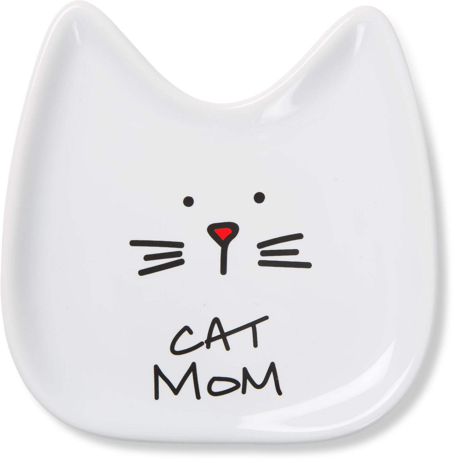Cat Mom by Blobby Cat - Cat Mom - 5" Ceramic Spoon Rest