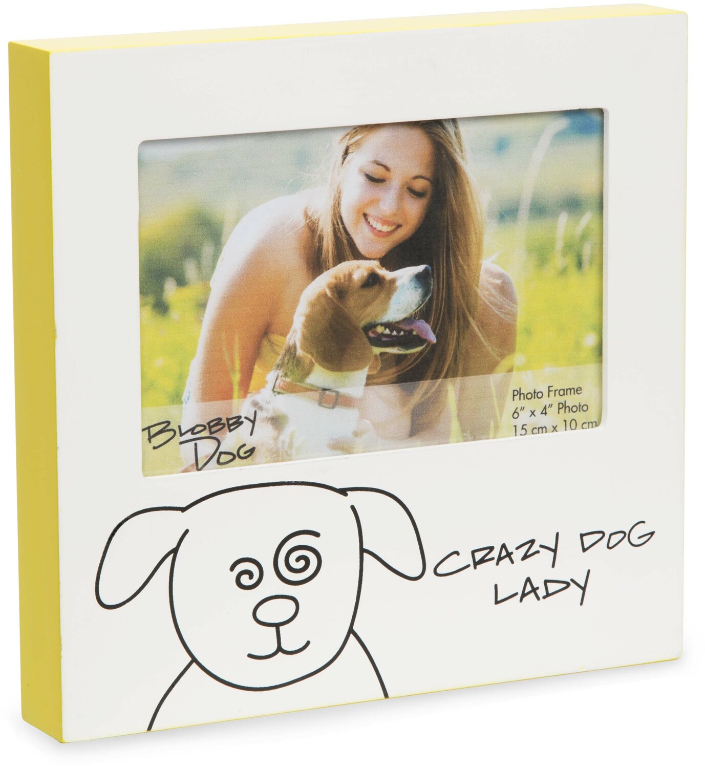 Crazy Dog Lady by Blobby Dog - Crazy Dog Lady - 7" Frame
(Holds 6" x 4" Photo)