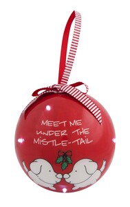Mistle-tail by Blobby Dog - 100 MM Blinking Ornament
