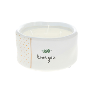 Love You by Love Grows - 8 oz - 100% Soy Wax Reveal Candle
Scent: Tranquility