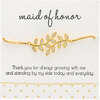 Maid of Honor - White Zircon Leaf by Love Grows - 