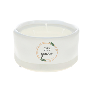 25 Years by Love Grows - 8 oz - 100% Soy Wax Reveal Candle
Scent: Tranquility