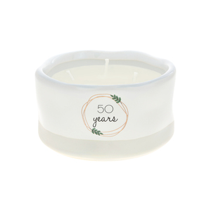 50 Years by Love Grows - 8 oz - 100% Soy Wax Reveal Candle
Scent: Tranquility