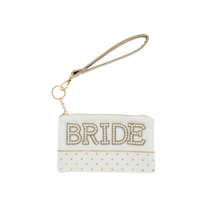 Bride by Love Grows - 8" x 5" Canvas Wristlet