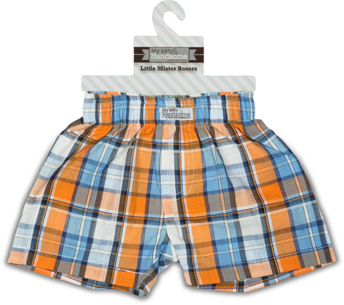 Orange Soda, Boxer Shorts (0-3 Months) - Itty Bitty & Pretty - Pavilion