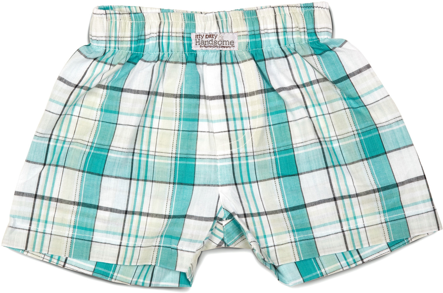 Robin's Egg by Itty Bitty & Pretty - Robin's Egg - Boxer Shorts (0-3 Months)