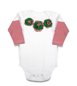 Peppermint by Itty Bitty & Pretty - Long Sleeve Onesie (9-12 Months)
