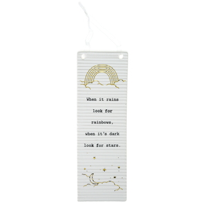 Rainbows by Thoughtful Words - 7.25" Hanging Plaque