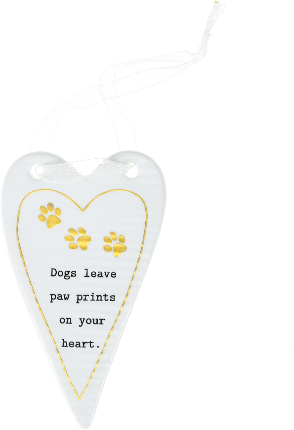 Dogs by Thoughtful Words - Dogs - 4" Hanging Heart Plaque