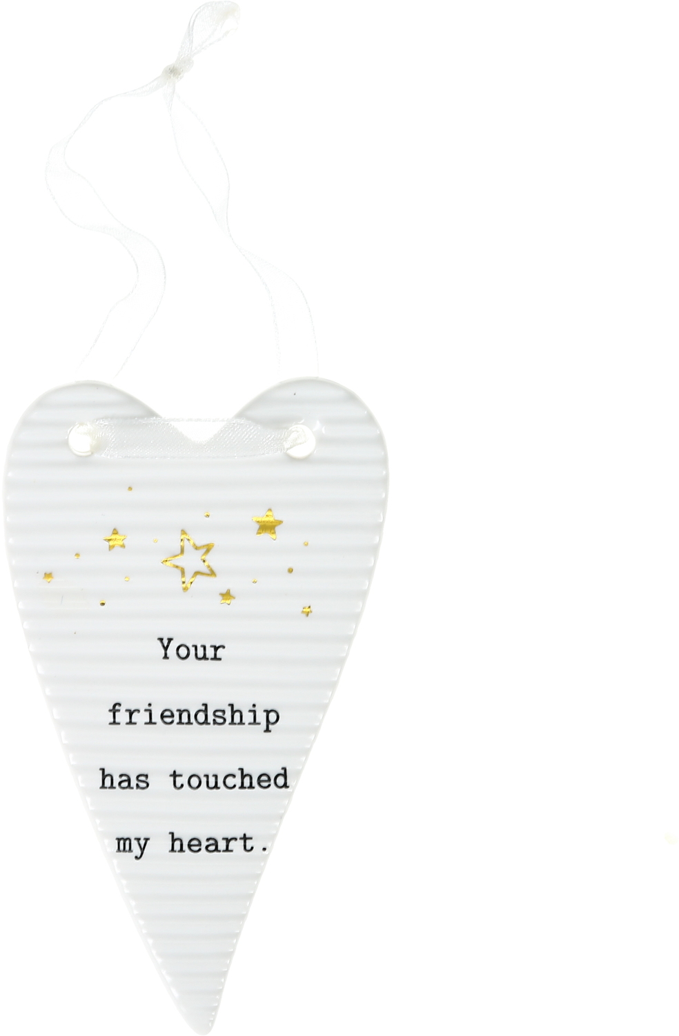 Friendship by Thoughtful Words - Friendship - 4" Hanging Heart Plaque