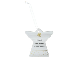 Angel Friends by Thoughtful Words - 3" Hanging Angel Plaque
