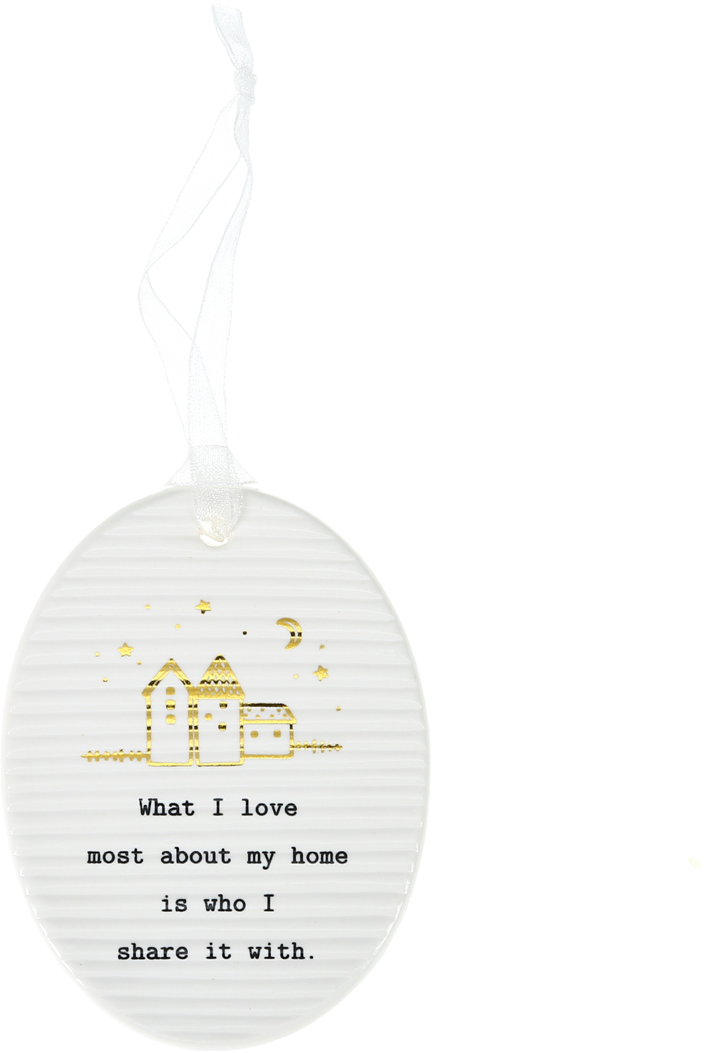 My Home by Thoughtful Words - My Home - 3.5" Hanging Oval Plaque