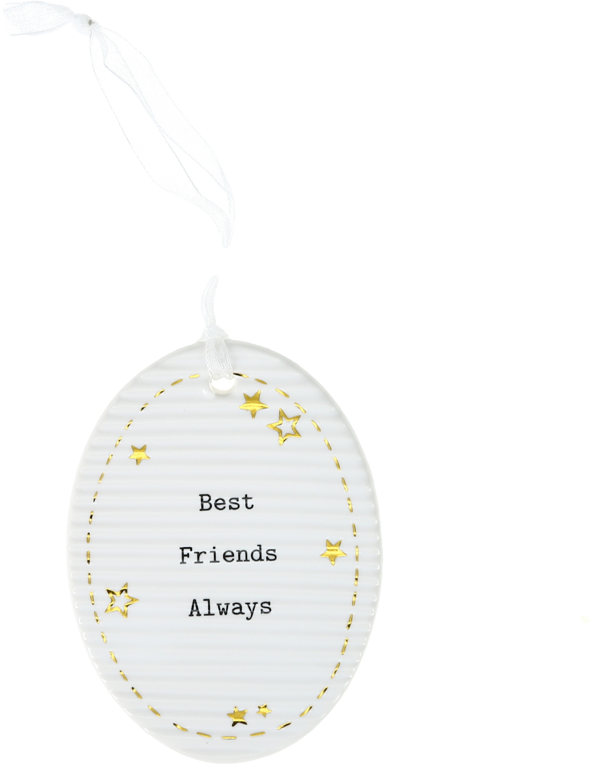 Best Friends by Thoughtful Words - Best Friends - 3.5" Hanging Oval Plaque