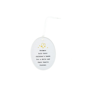 Mothers by Thoughtful Words - 3.5" Hanging Oval Plaque