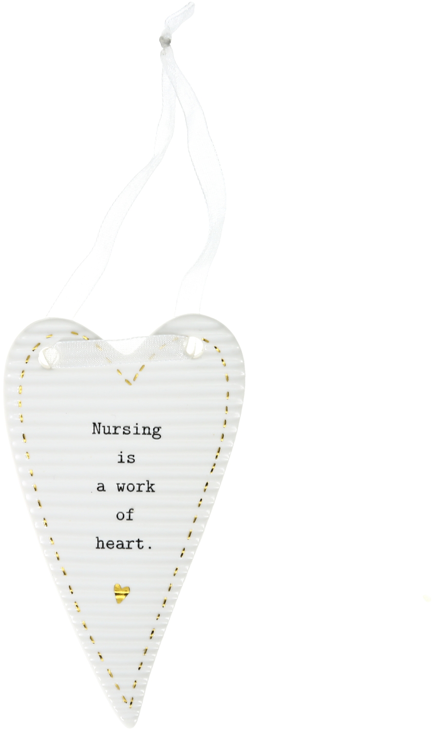 Nurse by Thoughtful Words - Nurse - 4" Porcelain Heart Plaque