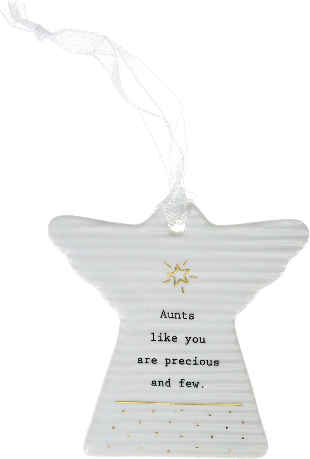 Aunt by Thoughtful Words - Aunt - 3" Hanging Angel Plaque