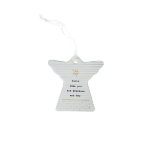 Aunt by Thoughtful Words - 3" Hanging Angel Plaque