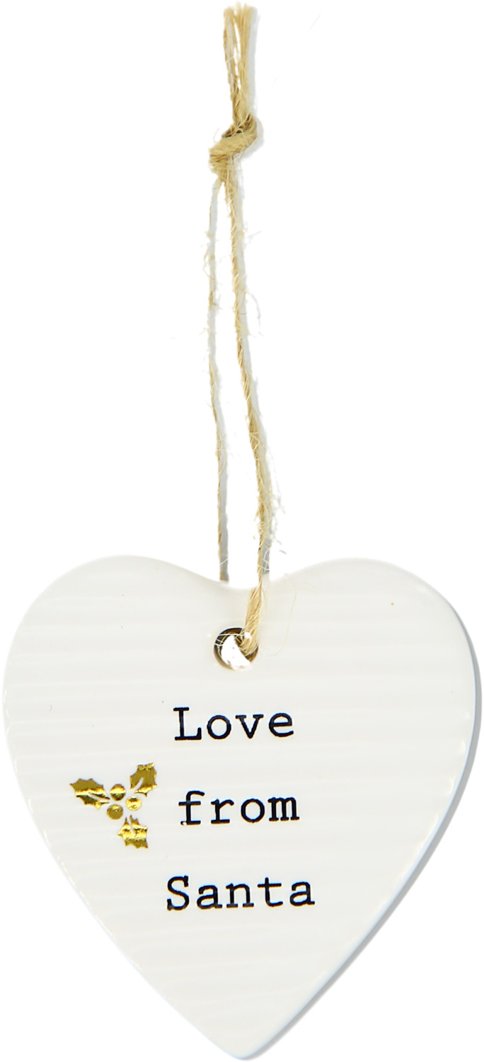 Love From Santa by Thoughtful Words - Love From Santa - 1.5" Mini Tag
(Set of 3)