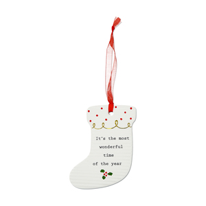 Wonderful Time by Thoughtful Words - 3.75" Stocking Ornament