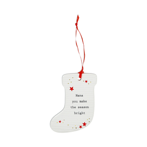 Nana by Thoughtful Words - 3.75" Stocking Ornament
