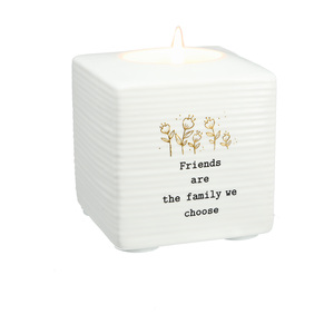 Friends  by Thoughtful Words - 2.75" Tea Light Holder 