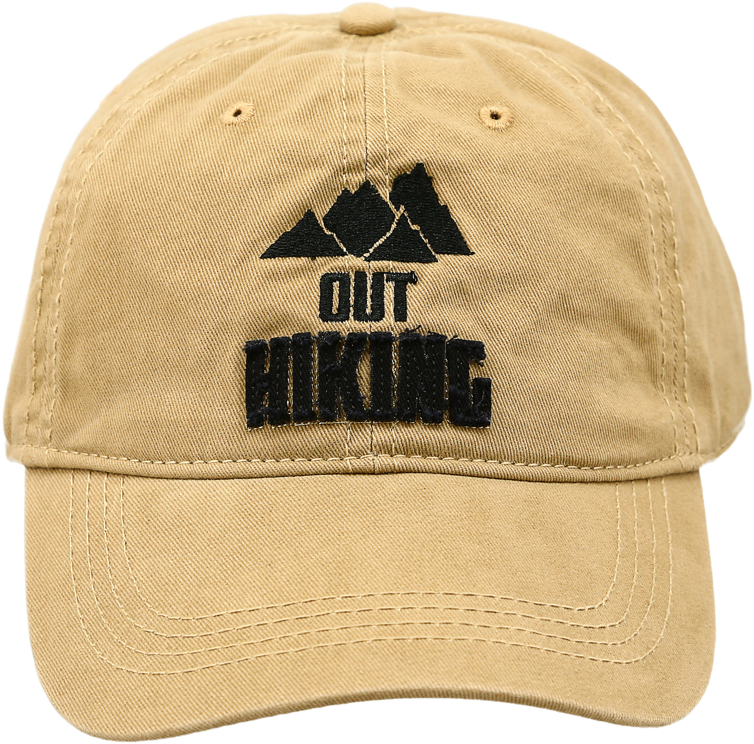 Out Hiking by Man Out - Out Hiking - Tan Adjustable Hat