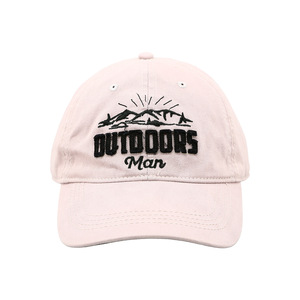 Outdoors Man by Man Out - Light Gray Adjustable Hat