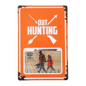 Out Hunting by Man Out - 8" x 11.75" Tin Frame
(Holds 6" x 4" Photo)