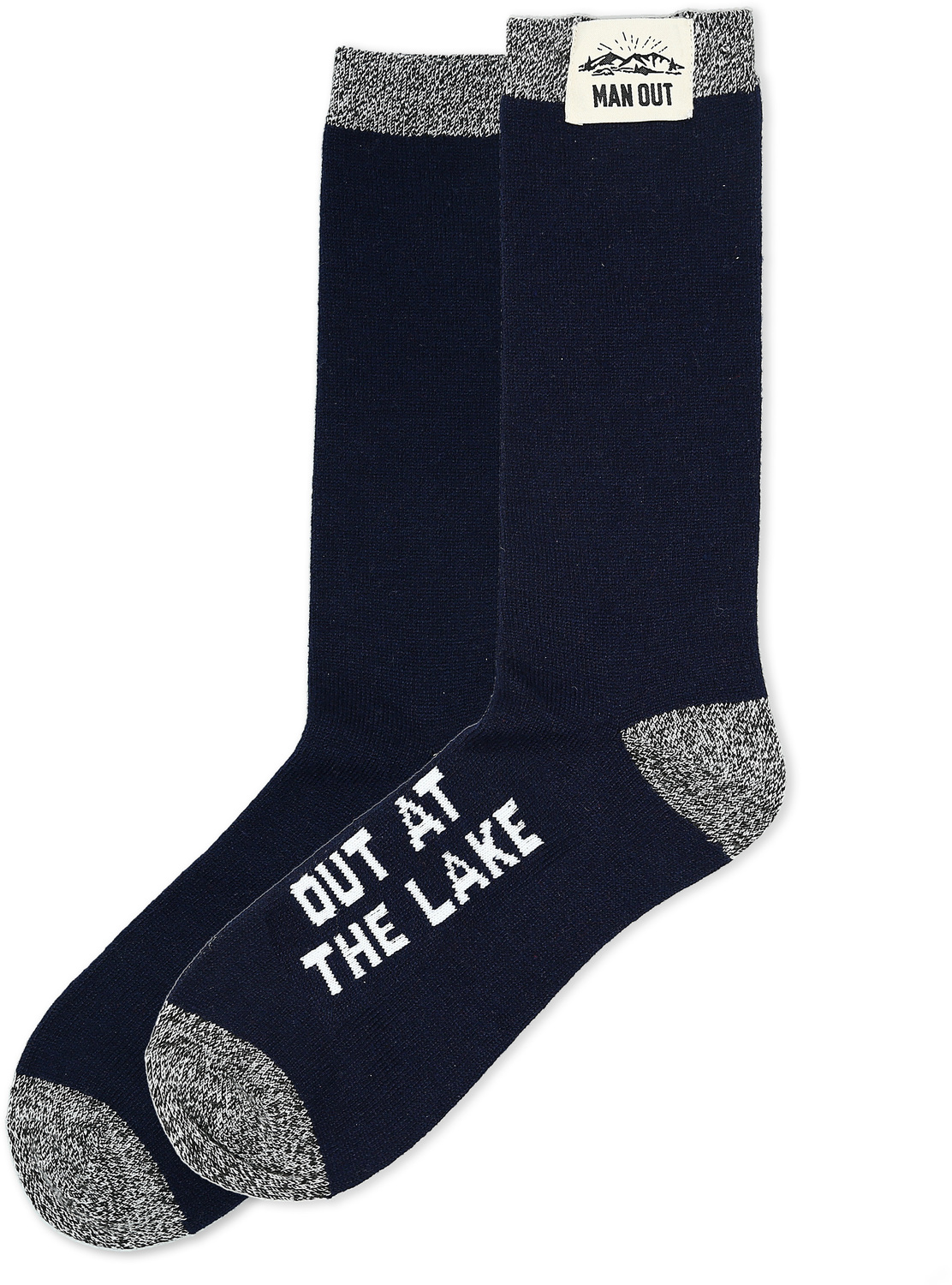 Out at the Lake by Man Out - Out at the Lake - Men's Socks
