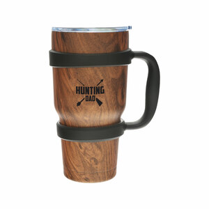 Hunting Dad by Man Out - 30oz Stainless Steel Travel Tumbler with Handle