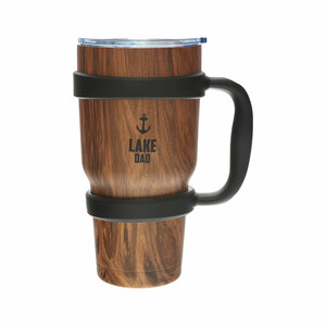 Lake Dad by Man Out - 30oz Stainless Steel Travel Tumbler with Handle