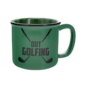 Out Golfing by Man Out - 18 oz Mug