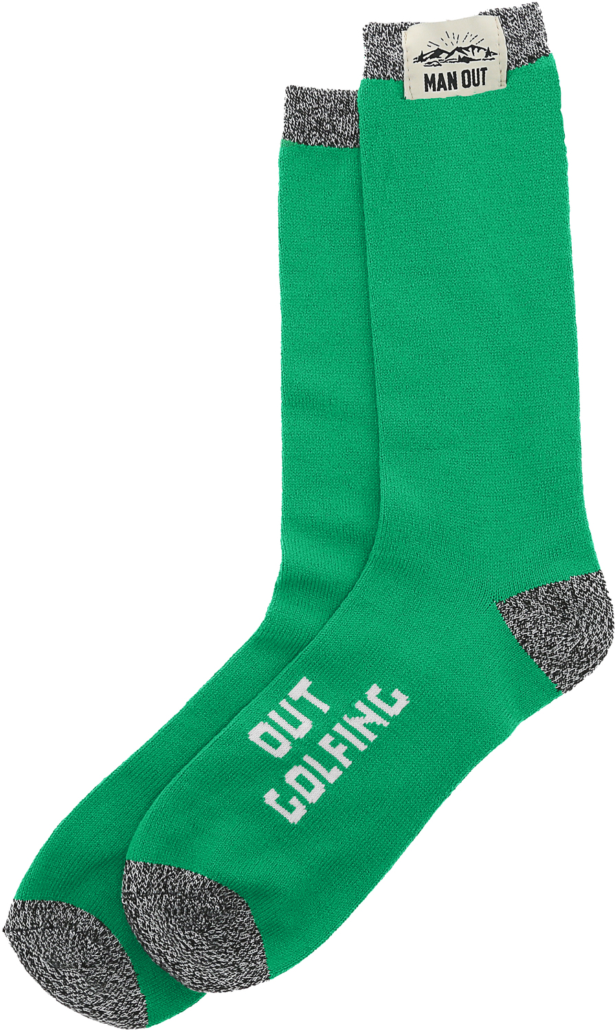 Out Golfing by Man Out - Out Golfing - Men's Socks