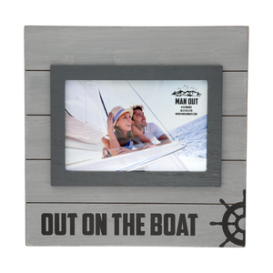 Boat by Man Out - 8.75" Frame
(Holds 6" x 4" Photo)