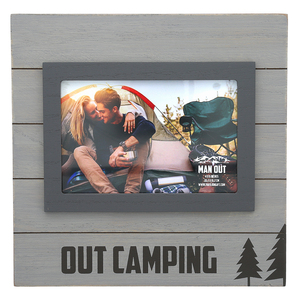 Camping by Man Out - 8.75" Frame
(Holds 6" x 4" Photo)