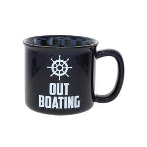 Out Boating by Man Out - 18 oz Mug