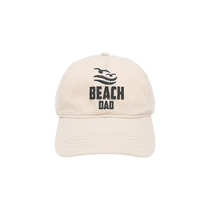 Beach Dad by Man Out - Beige Adjustable Hat