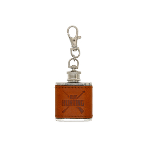 Out Hunting by Man Out - PU Leather & Stainless Steel 1 oz Mini Flask