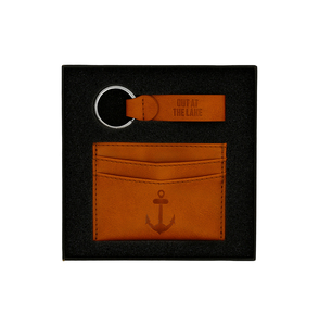 Lake by Man Out - PU Leather Keyring & Wallet Set
