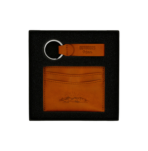 Outdoors Man by Man Out - PU Leather Keyring & Wallet Set