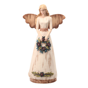 Home by Simple Spirits - 11" Angel Holding Wreath